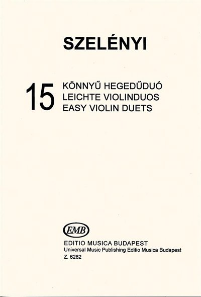 I. Szelényi: 15 leichte Violinduos, 2Vl (Sppa)