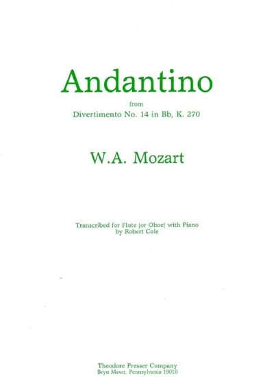 W.A. Mozart: Andantino