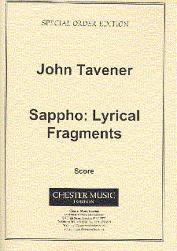 J. Tavener: Sappho: Lyrical Fragments (Part.)