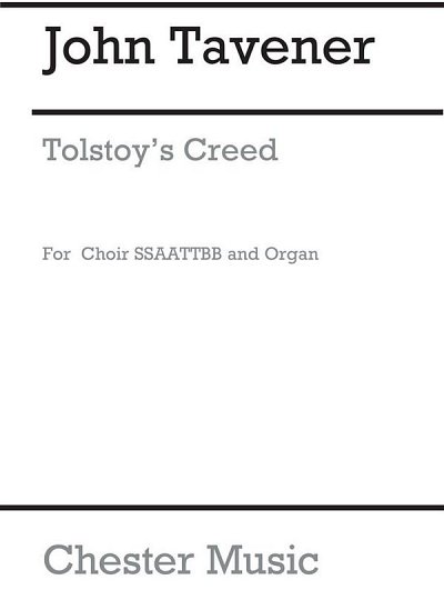 J. Tavener: Tolstoy's Creed, GchOrg (Chpa)