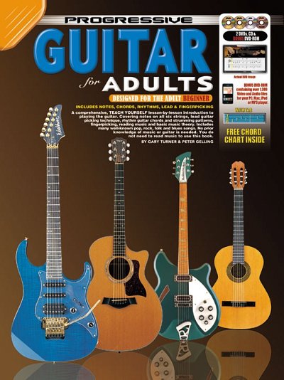 G. Turner: Guitar For Adults, Git (+CD+DVD)