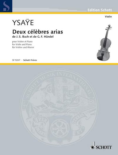DL: J.S. Bach: Deux célèbres arias, VlKlav