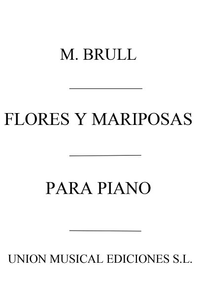 Flores Y Mariposas Jota For Piano, Klav