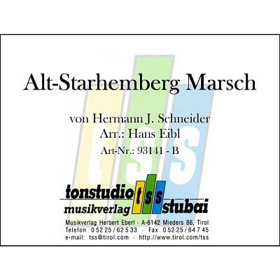 H.J. Schneider: Alt-Starhemberg Marsch, Blaso (DirBSt)