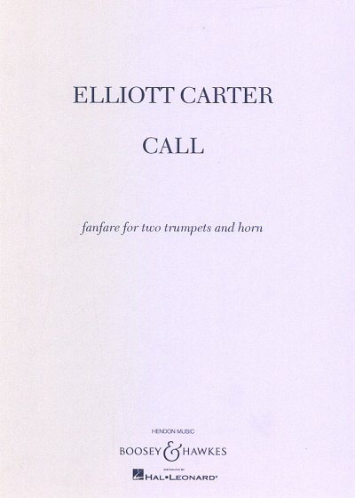 E. Carter: Call (Pa+St)