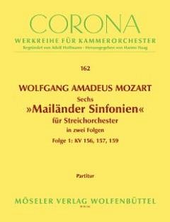 W.A. Mozart: Sechs Mailänder Sinfonien KV 155-160