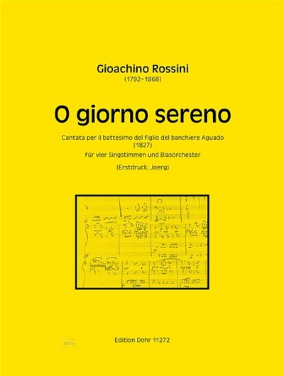 G. Rossini: O giorno sereno (Part.)