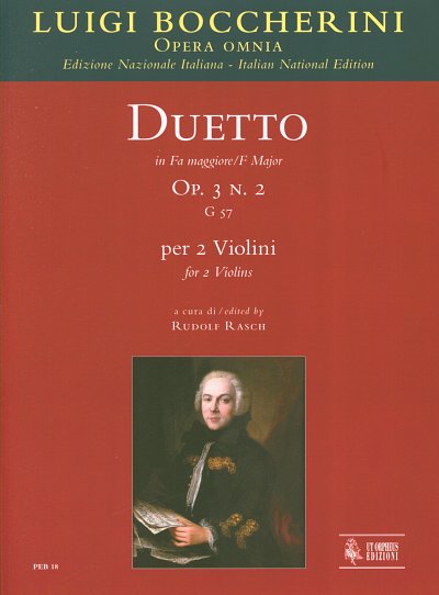 L. Boccherini: Duetto in F Major op. 3/2 G57, 2Vl (Pa+St)