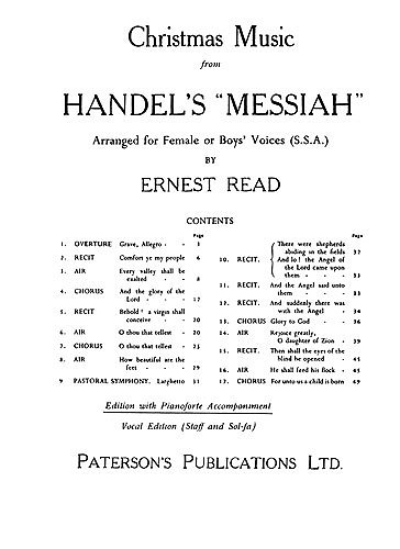 G.F. Haendel: Christmas Music Aus Messias