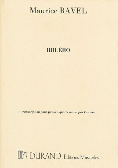 M. Ravel: Bolero 4 Mains, Klav4m (Sppa)