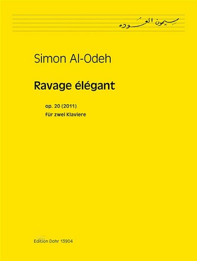 S. Al-Odeh: Ravage élégant op.20, 2Klav (Part.)