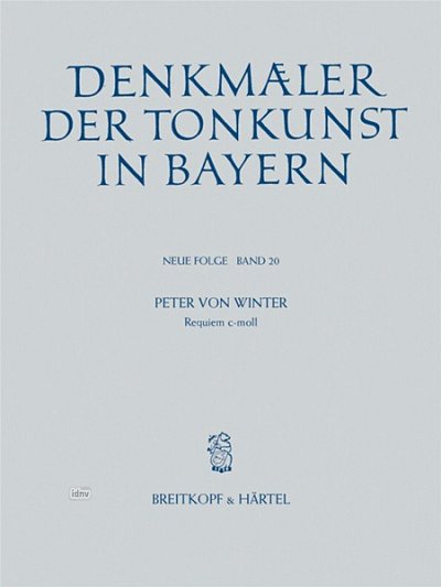 Winter Peter Von: Requiem C-Moll Denkmaeler Der Tonkunst In 