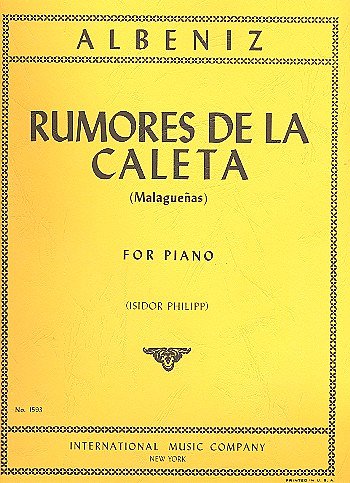 I. Albéniz: Rumores De La Caleta (Philipp), Klav