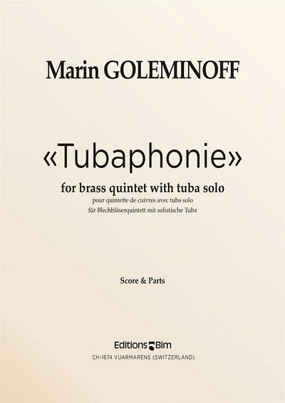 M. Goleminov: Tubaphonie, TbBlechens (Pa+St)