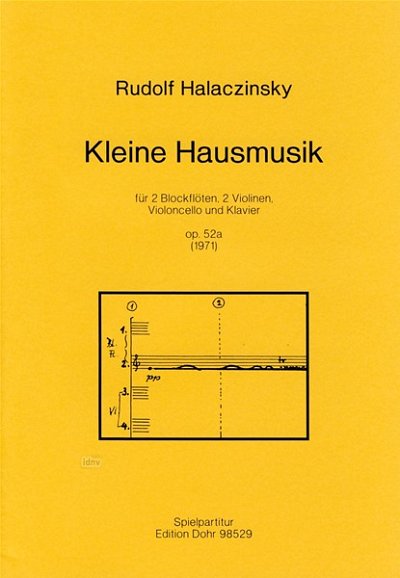H. Rudolf: Kleine Hausmusik op. 52a (Sppa)