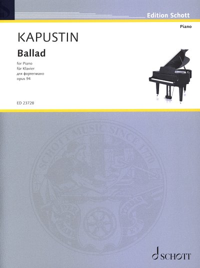 N. Kapustin: Ballad op. 94, Klav