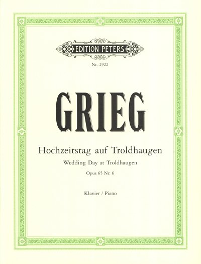 E. Grieg: Hochzeitstag auf Troldhaugen D-Dur op. 65/6, Klav