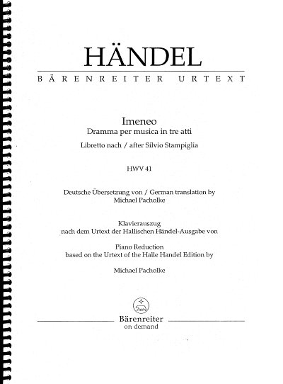 G.F. Händel: Imeneo HWV 41