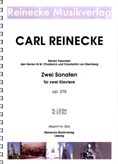 C. Reinecke: 2 Sonaten für 2 Klaviere op. 275, 2Klav (4Sppa)