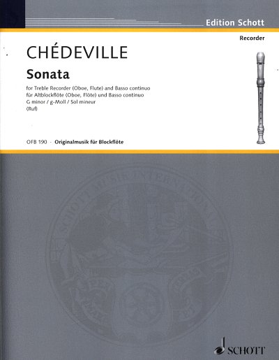 E.P. Chédeville: Sonata g-Moll op. 10/9 