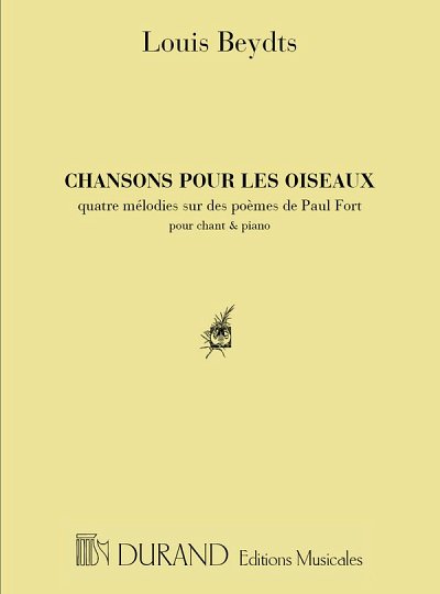 Chans. Pour Les Oiseaux Voix Elevee-Piano (P.Fort