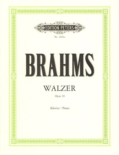 J. Brahms: Walzer Op 39 - Neuausgabe