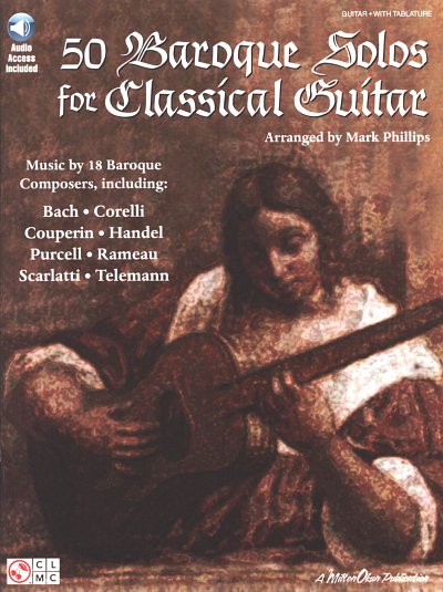 50 Baroque Solos for Classical Guitar, Git (TABAudionl)