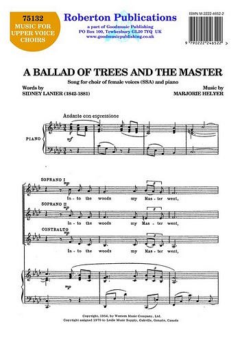 Ballad Of Trees and The Master, Ch (Chpa)