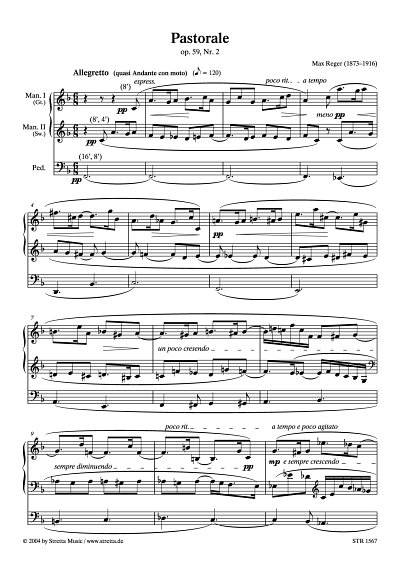DL: M. Reger: Pastorale op. 59, Nr. 2