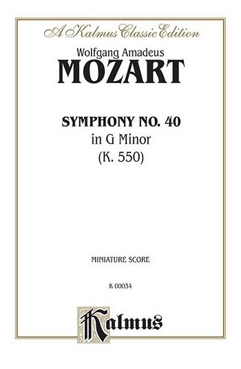 Mozart Symphony No. 40 K550, Sinfo (Pa+St)