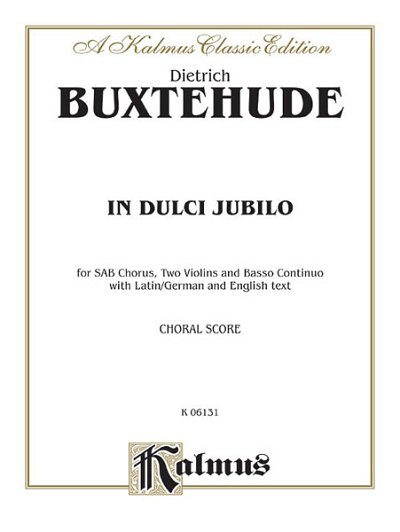 D. Buxtehude: In Dulci Jubilo, Gch3Klav (Bu)