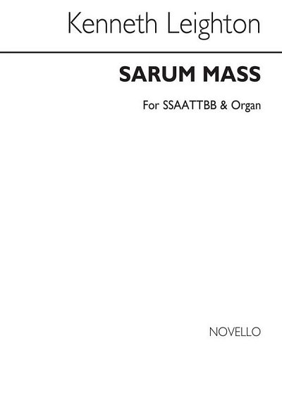 K. Leighton: Sarum Mass, GchOrg (Bu)