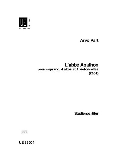 A. Pärt: L'abbé Agathon  (Stp)