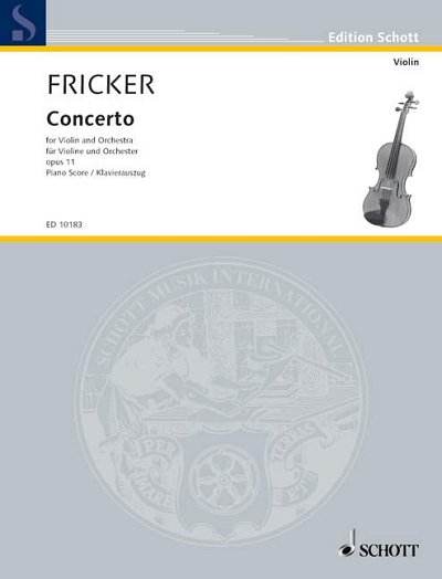DL: P.R.  Fricker: Concerto, VlOrch (KASt)