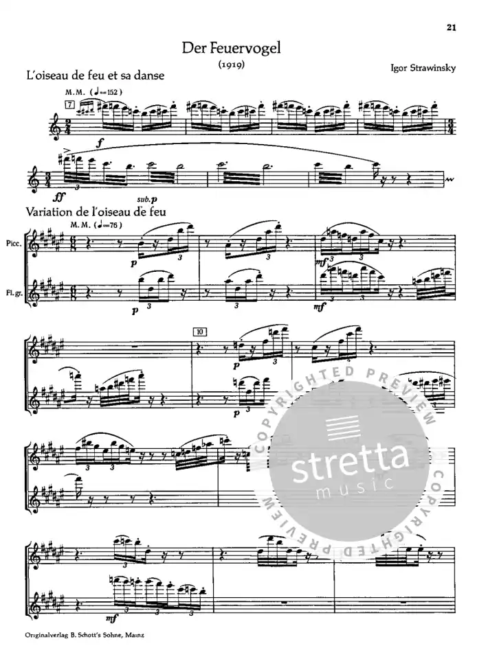 Moderne Orchesterstudien für Flöte , Fl (2)