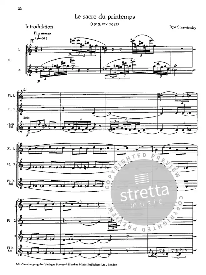 Moderne Orchesterstudien für Flöte , Fl (3)