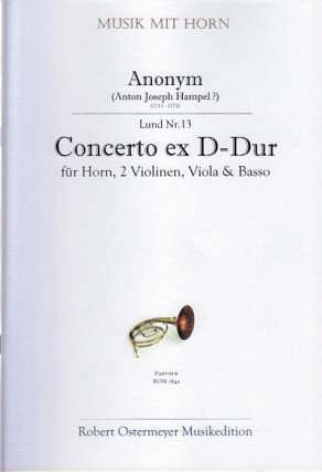 Anonymus: Concerto ex D D-Dur (OStsatz)