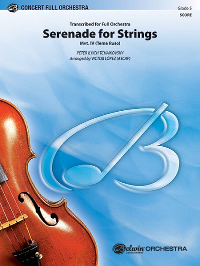 P.I. Tsjaikovski: Serenade for Strings Mvt. IV Finale (Tema Ruso)