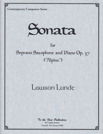 L. Lunde: Sonata op. 37 'Alpine', SsaxKlav (KlavpaSt)