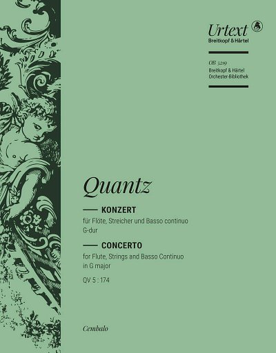 J.J. Quantz: Konzert für Flöte, Streicher un, FlStrBc (Cemb)