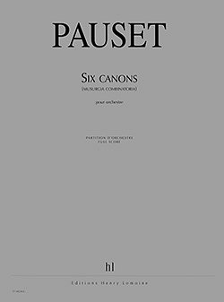 Canons (6) - Musurgia combinatoria, Orch (Part.)