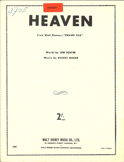 Buddy Baker, Lew Foster: Heaven (from 'Swamp Fox')