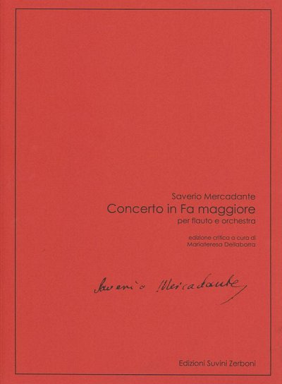 S. Mercadante: Concerto In Fa maggiore, FlOrch (Part.)