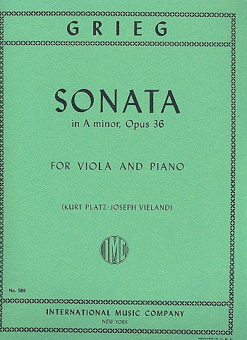 E. Grieg: Sonata In La Op. 36 (Bu)