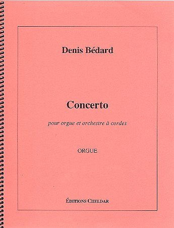 D. Bédard: Concerto, StroOrg (OrgA)