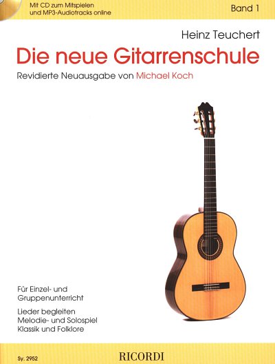 H. Teuchert: Die neue Gitarrenschule 1, Git (+CD)