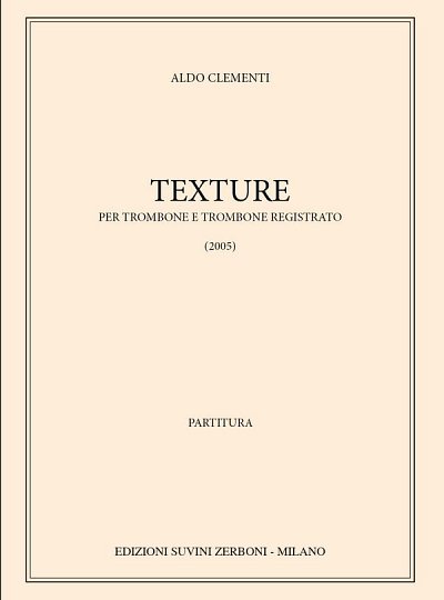 A. Clementi: Texture (Part.)