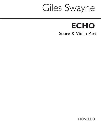 G. Swayne: Echo Op.78 For Violin And Pian, VlKlav (KlavpaSt)