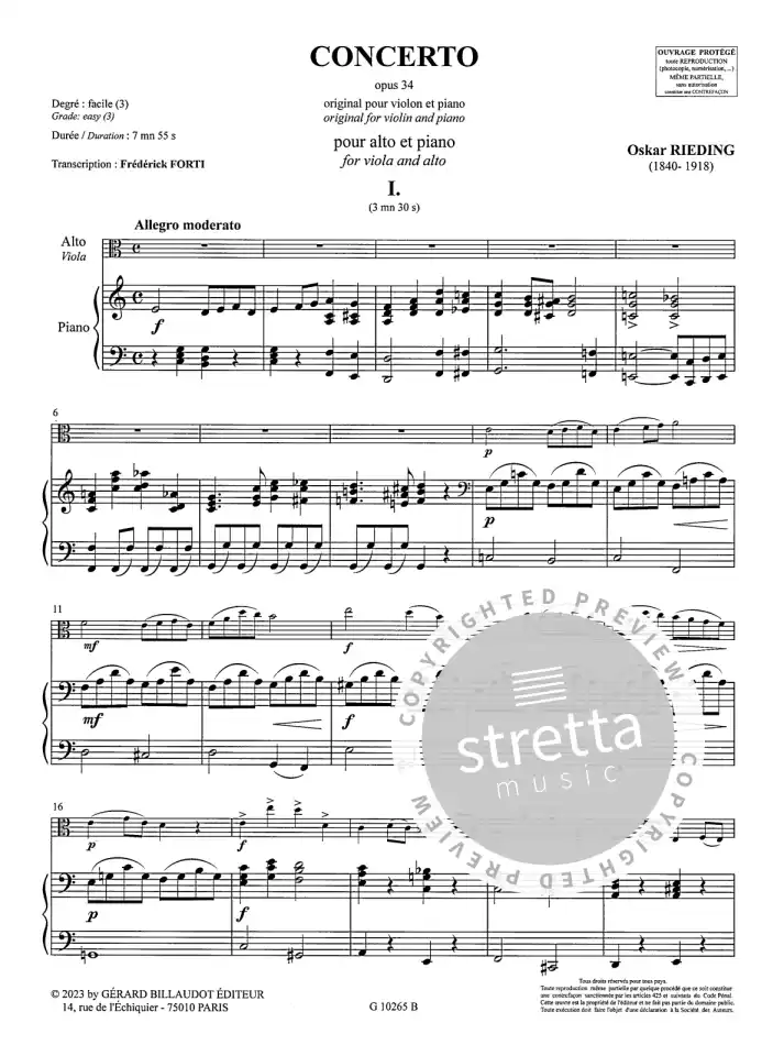 O. Rieding: Concerto op. 34, VaKlv (KlavpaSt) (1)
