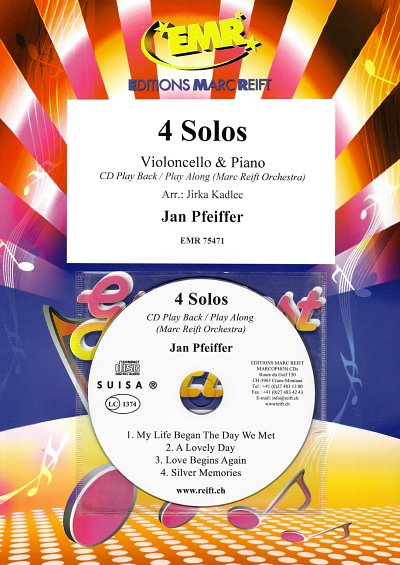 J. Pfeiffer: 4 Solos, VcKlav (+CD)